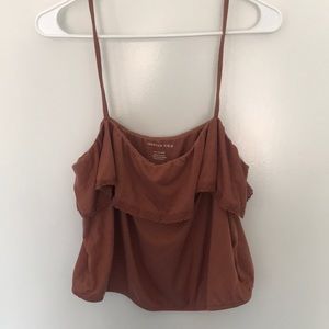 American Eagle Brown Tank Top. Size XL.